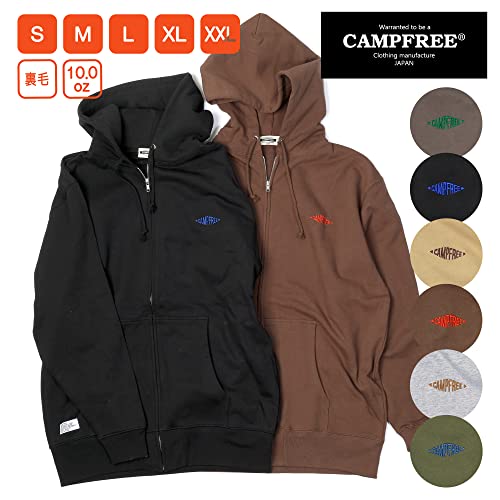 CAMPFREE パーカー ジップパーカー 10527