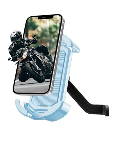Image of ROCKBROS Motorcycle Phone Mount, Motorcycle Phones Holder with Security Lock, Shockproof Phone Holder for Motorcycles, Adjustable Motorcycles Phone Holder Mount, Suitable for 4.7 inch-6.8 inch Phone