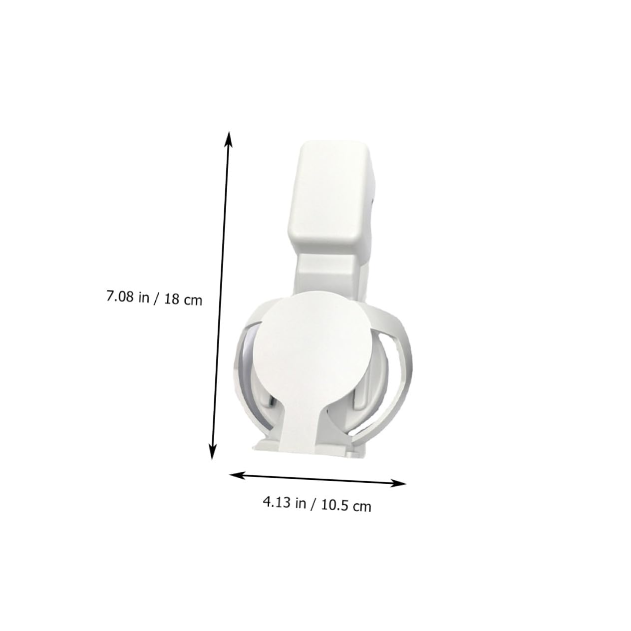 OSALADI 2pièces Support Mural pour Fixation Solide Design Pratique Installation Rapide Support Audio Non Perturbé Couleur Blanche