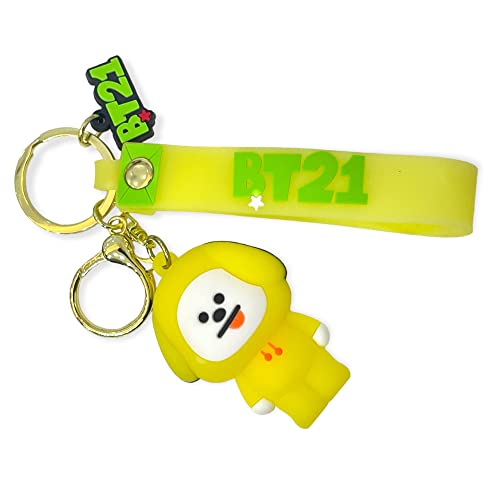 Image of AUGEN BT21 5 Action Figure Keychain Limited Edition for Car, Decoration, Cake, Office Desk & Study Table (Pack of 1)