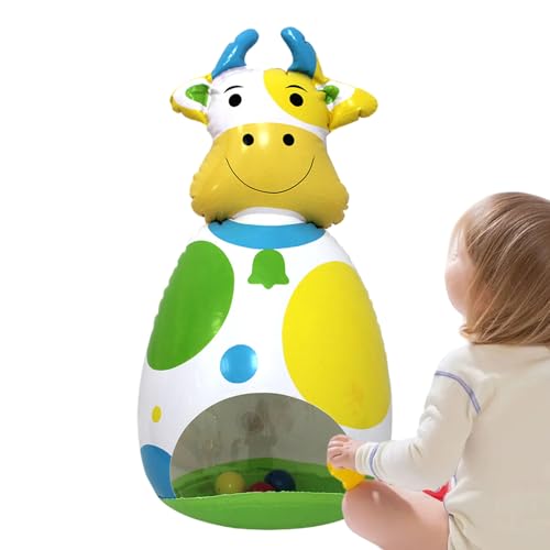 YRTUOP Juguete De - Juguetes Hinchables De con Campana | Portátil Divertido Animal para Exterior Escritorio Hogar Aula Regalo