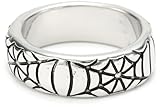Marvel Comics Spider-Man Web Engrave Ring, Size 6.5