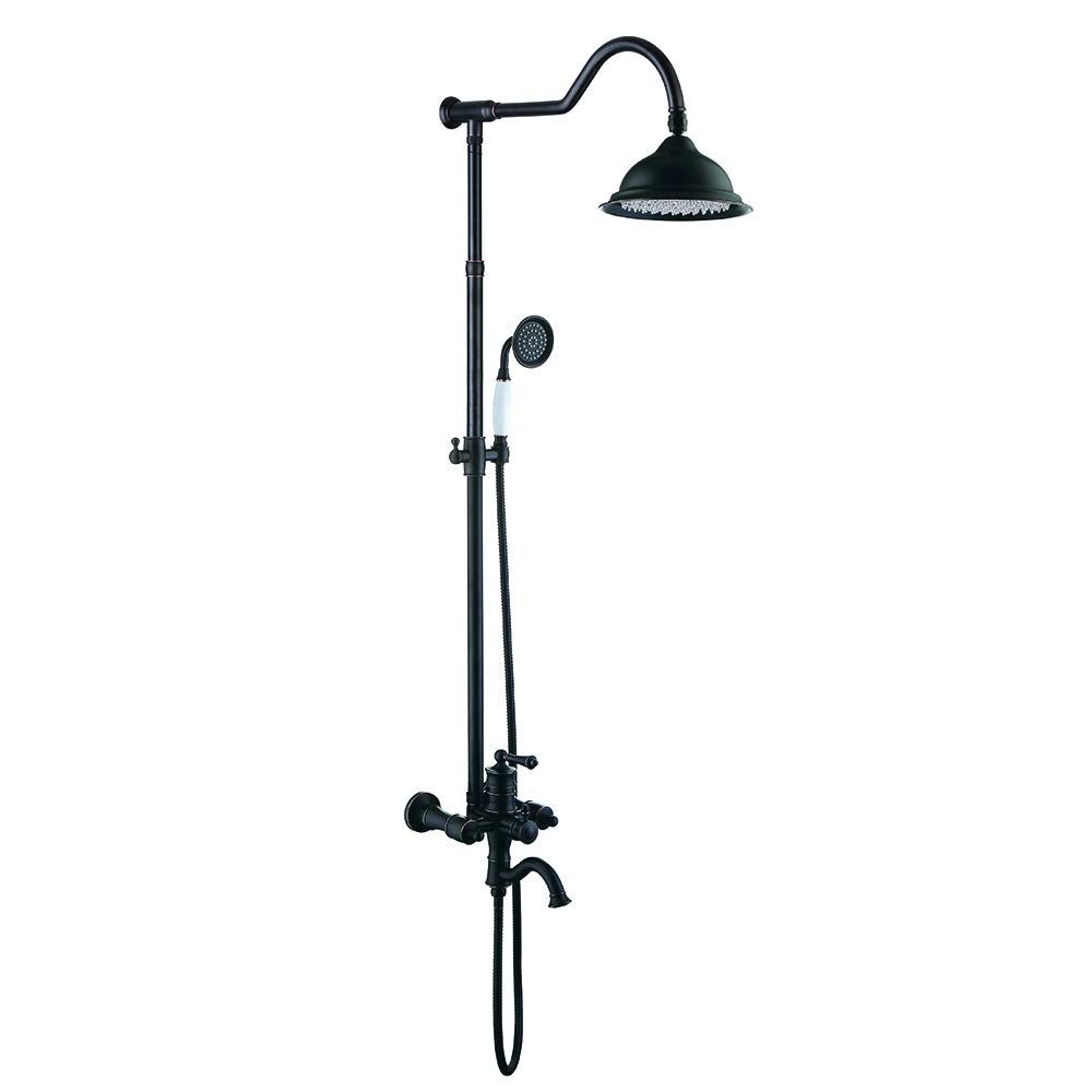 OZBMA Shower suit, suit ORB Bathroom Combo Set Multifunction Faucet with Head, Handheld Shower, Bathtub