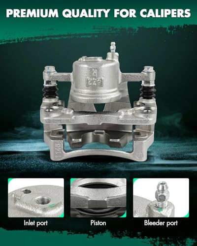 Image of SCITOO Front Right Brake Caliper With Bracket 19B3199 Compatible For Toyota For Yaris 2006-2018