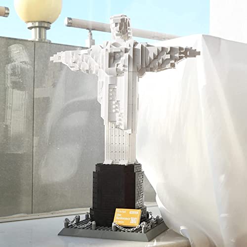 Image of Rio De Janerio Christ's, Redeemer of Brazil Building Blocks (973 Pcs, 6+ Years) | DIY Educational Toys for Kids Brain Development, World's Great Architecture & Landmarks