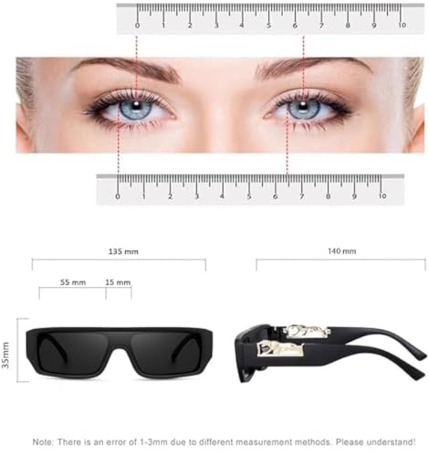 Image of Full Rim Square Branded and Stylish Sunglasses | 100% UV Protected | Men & Women | Medium | Black Frame /Black Lens - Pack of 1