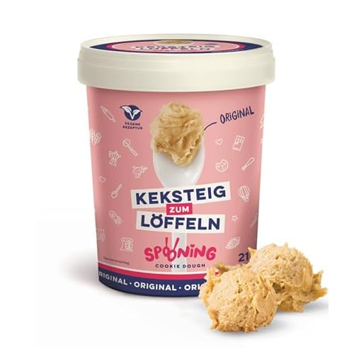 Original Spooning Cookie Dough, Keksteig zum Löffeln, Keksteigmischung, 1x 215g, VEGAN
