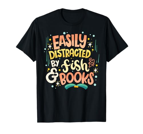 Book Reader Quote Fishkeeping Funny Fish & Reading T-Shirt
