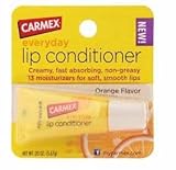 Carmex Everyday Lip Conditioner Balm .2 Oz with 13 Moisturizers - Orange Flavor (Pack of 3)