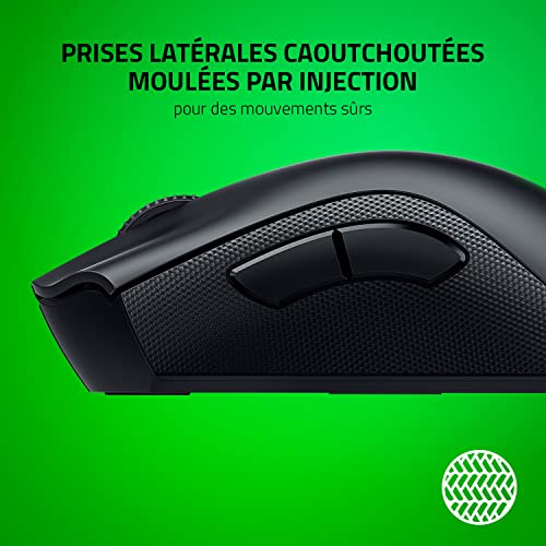 Razer DeathAdder V2 Pro - Souris Gaming sans Fil (sans Fil HyperSpeed, Interrupteur de Souris Optique de 2nd Gen, Capteur Optique Focus+ 20000 DPI, 88g) Noir