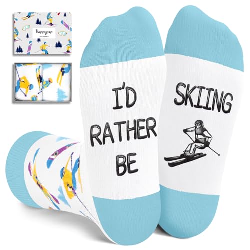 HAPPYPOP 7-9 Year Old Ski Gifts - Skiing Socks for Kids Boys Girls, Gifts for...