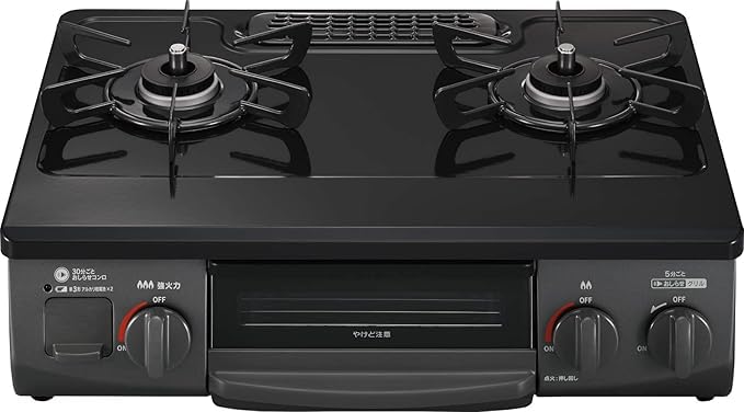 都市ガス用ガステーブル ガステーブル 都市ガス13A用 KG35NBKR 右強火 片面水無し【別送