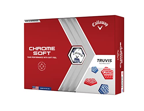 Balles Callaway Chrome Soft USA Truvis pour parcours du weekend