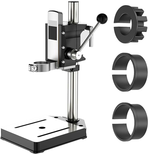 Image of FLTRGO Drill Press Stand, Drill Press Stand Heavy Duty for Hand Drill with Vise, Bench Drill Press Floor Stand for Workbench Repair Tool, Best Gifts for DIY Lovers