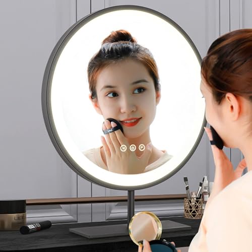 Espejo de maquillaje con luces regulables para evitar sombras PYROSUN 2