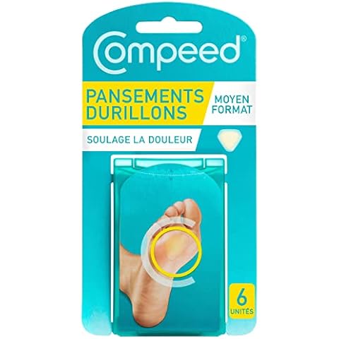 Compeed Hornhautpflaster Medium - Hydrokolloid-Pflaster gegen starke Hornhaut an den Füßen, 6er Pack(Verpackung kann variieren) Cover