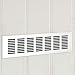 PrimeMatik - Rejilla de ventilación para zócalo Placa Aluminio 400x80mm