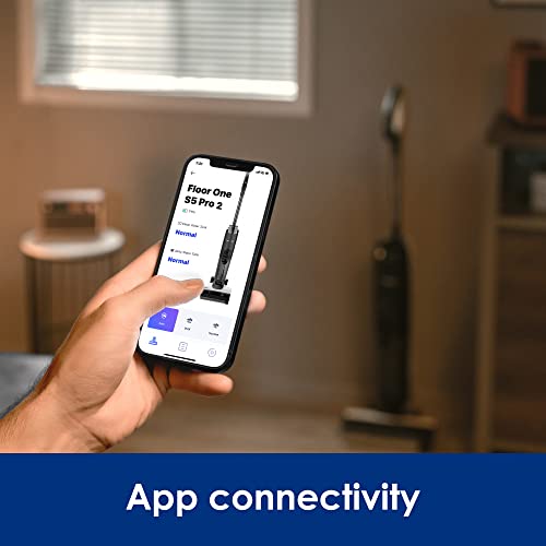 Tineco Floor One S5 Pro 2 Cordless Wet Dry Vacuum Smart Hardwood Floor Cleaner Machine, One-Step Cleaning Mop For Sticky Messes And Pet Hair, Lcd Display, App, Voice Guide With Ultra Mode #TOP5