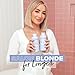 Lee Stafford Blue Toning Hair Mask | Bleach Blonde Ice White Collection - Best Conditioning Mask, Corrects Brassy & Orange Tones, Great for Dark, Highlighted, Cool Hair, 6.7 Fl Oz