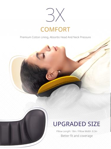 Image of Travel Pillow, Airplane Neck Pillow & 3D Eye Mask for Long Flight