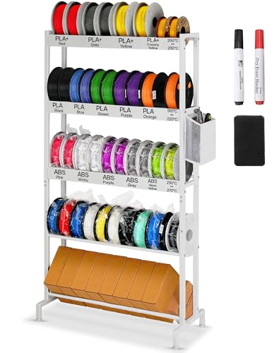 5-Tier 3D Filament Storage Rack with Wheels