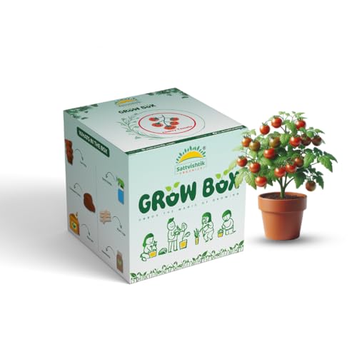 SATTVAMRIT Sattvishtik Grow Box Cherry Tomato Vegetable Kit ...