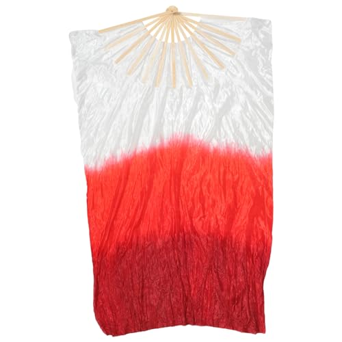 ABOOFAN Decor Dance Fan for Yoga Fold Fan Exercise Folding Fan Practical Hand Fan Convenient Dance Fan Convenient Hand Fan Practice Folding Fan Dancing Fans Fitness Lengthen Long