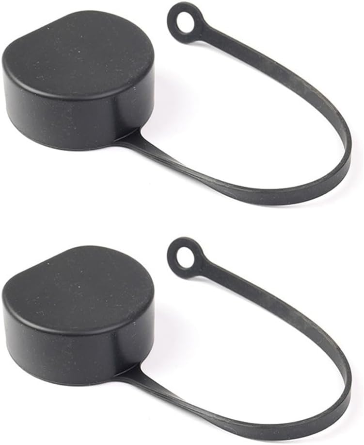 Type 2 EV Charging Port Cover Dust Protection Cover for EV Charging Station Connector Black 2 Pack