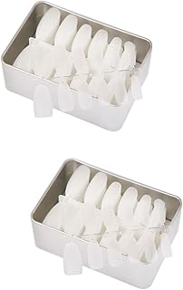 FOMIYES 528 Pçs Caixa Acessórios Para Unhas Dicas De Manicure Unhas Artificiais Cobertura Completa Caixão Manicure Acessórios Manicure Adesivo Prego Remendo Unhas Falsas Boutique Unhas De