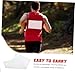 POPETPOP 10pcs Race Bibs for Running Events Marathon Bib Clips Writable Numbers