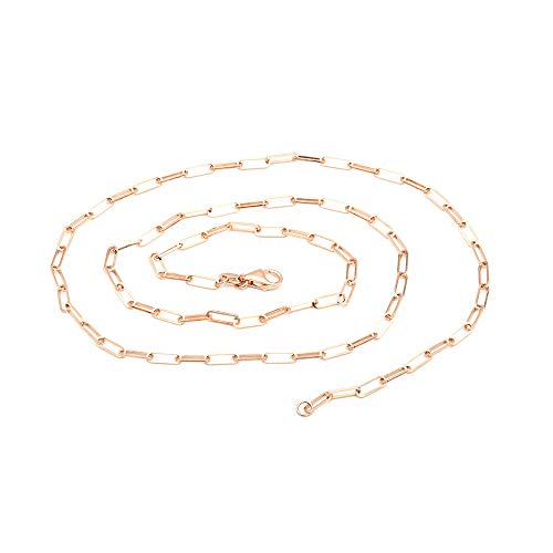 Best Rose Gold Paperclip Necklace A MustHave Accessory For Your Wardrobe