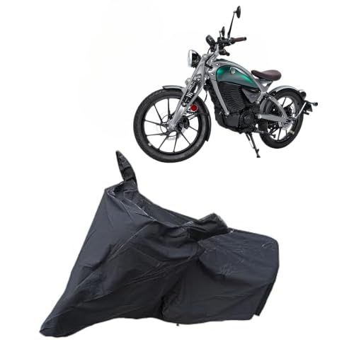 Image of Royl Enfild Flying Flea C6 Waterproof Bike Body Cover | Snow + Sun & Dust Protection Easy to Clean + Belt with Lock