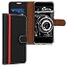 Produktbild kwmobile Huawei Mate 20 Lite Hülle - Kunstleder Wallet Case für Huawei Mate 20 Lite mit Kartenfächern und Stand - Schwarz Rot
