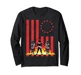 Rush tunnel to tower - Red Betsy Ross Flag Gift Long Sleeve T-Shirt