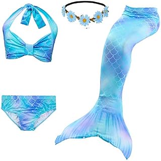 2019 New Girls Mermaid for Princess Bikini Bathing Suit Set Children's Day