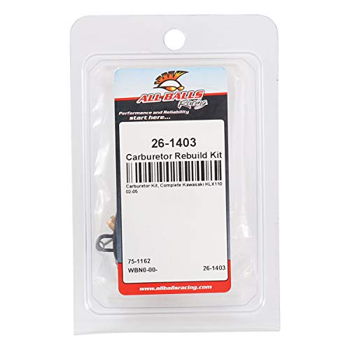 All Balls Racing 26-1403 Carburetor Rebuild Kit Compatible with/Replacement For Kawasaki 110 KLX 2002-2005, Suzuki DRZ110 2003-2006 by All Balls - Used condition - Image 5