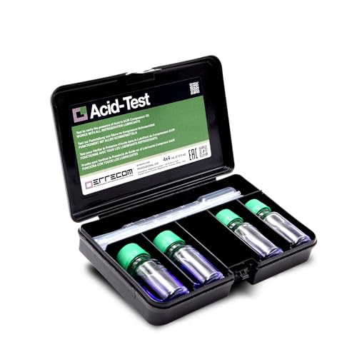 ERRECOM Acid-Test, Test para verificar la Presencia de acidez en el lubricante de climatización y...