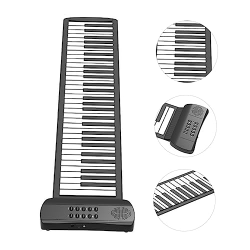 Vaguelly rouleau de piano Clavier électronique pour enfants piano debutant piano pour adultes piano électrique piano électronique pliable enroulable piano enroulable électronique pliant - Les Beatles, Paul McCartney, John Lennon, RIngo Starr, George Harrison Vaguelly rouleau de piano Clavier électronique pour enfants piano debutant piano pour adultes piano électrique piano électronique pliable enroulable piano enroulable électronique pliant – Image 5