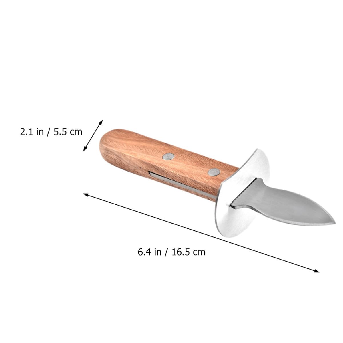 POPETPOP 3pezzi Coltello Per Aprire Ostriche Acciaio Inossidabile Con Manico Utensile Professionale Per Molluschi e Di Mare Facile Da Usare e Sicuro Per Mani