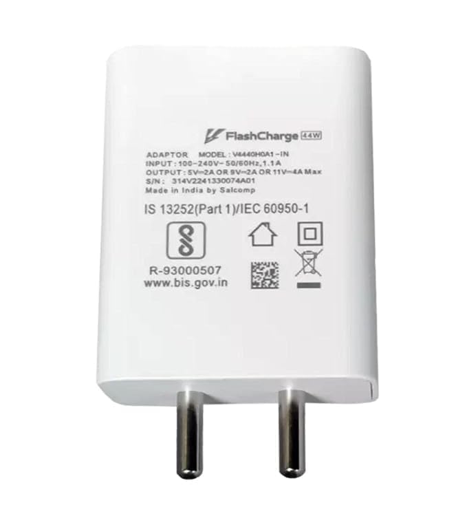 *44W Flash Charger Compatible with Iqoo Z6/Z6 44W/Z6 Lite 5G/T1/Neo 6/Z7/Z7 Pro/V23/V23E/V23 Pro/V25/V25E/V25 Pro/V26/V27Flash Charging Adapter (ZO8) (B0CXN1VB4D) Amazon Price History, Amazon Price Tracker