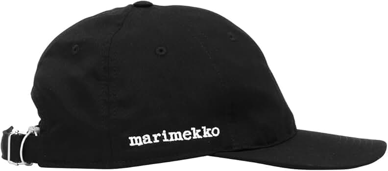 【marimekko】キャップ　黒 アディダス マリメッコ キャップ ブラックホワイト｜アディダス