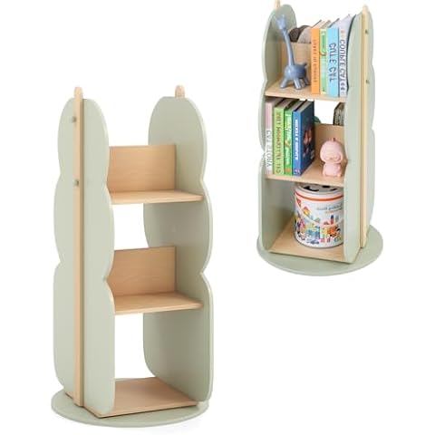 HOMFME Bibliothèque Enfant Rotative Cover