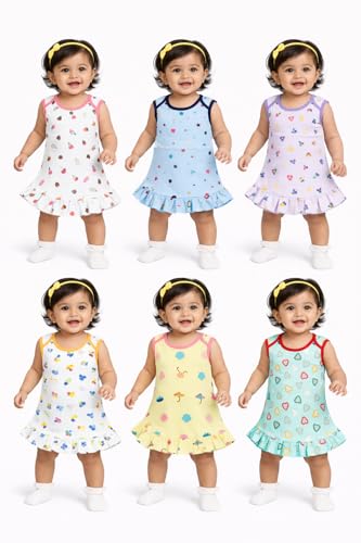 Image of Tinchuk Baby Girl's A-Line Mini Dress(Pack of 6)