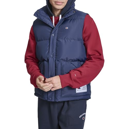 Image of Champion Men's Puffer Vest With Logo