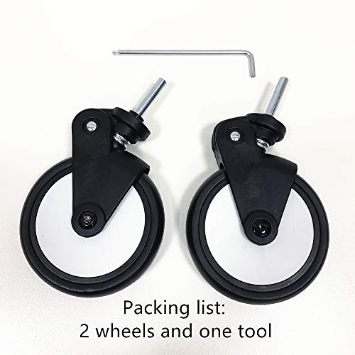 Front Wheels for Baby Strollers,Stroller Accessories Fit for Baby YOYO,YUYU,VOVO. One Pair