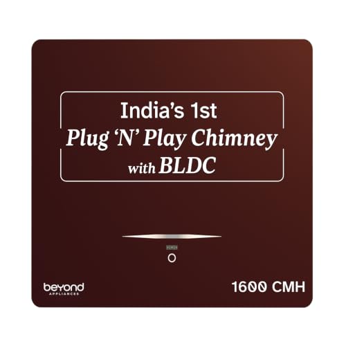 Beyond Cube 60cm BLDC Plug N Play Ductless Chimney Burgundy - Image 2