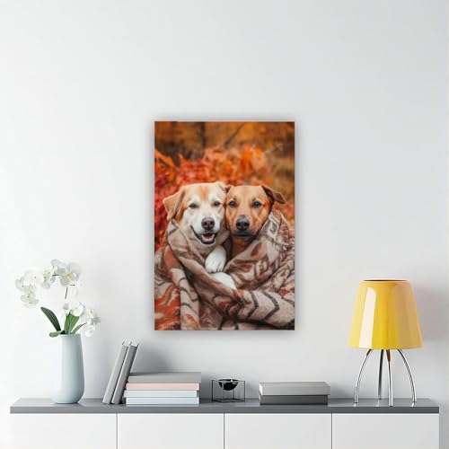 Poster sur toile chiens douillets pour une chambre cocooning - 6