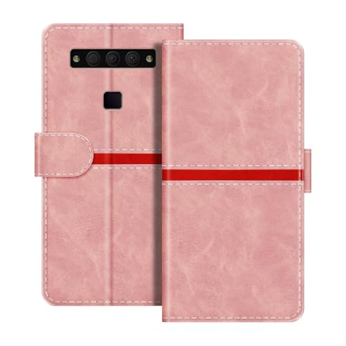 ESACMOT ���U�[�E�H���b�g�P�[�X TCL Plex T780H �Ƃ̌݊������� ���X�g���C�v�f�U�C�� �J�[�h���[�t�� �}�O�l�b�g���蒠�^�J�o�[ (�s���N)