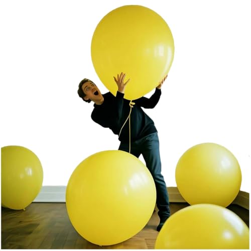 Image of 30 Pack Yellow Balloons 36 inch Yellow Latex Large Balloons for Party Decorations and Events