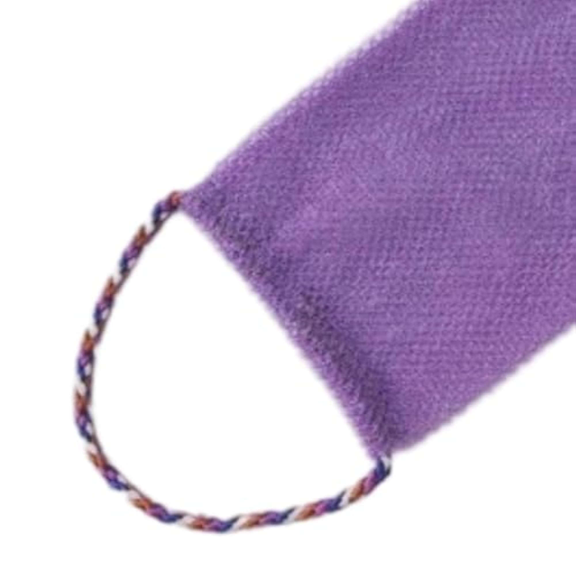 Exfoliating Washcloth for Smooth Skin, Men and Women, Purple